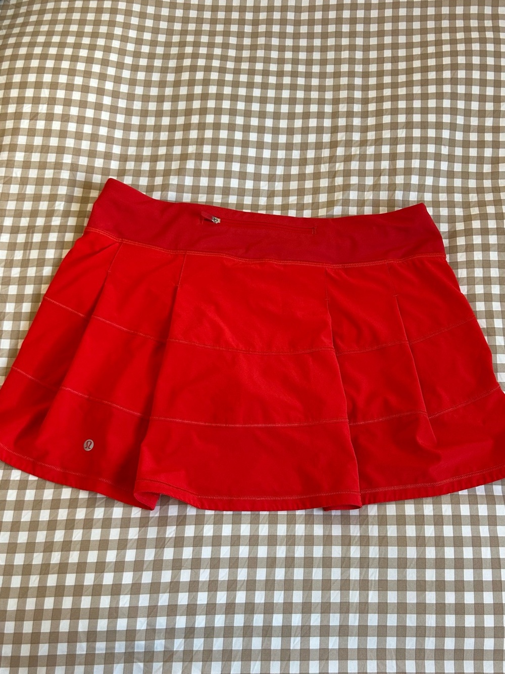 lululemon athletica Women's Red tennis skirt in size 10 - Picture 3 of 10